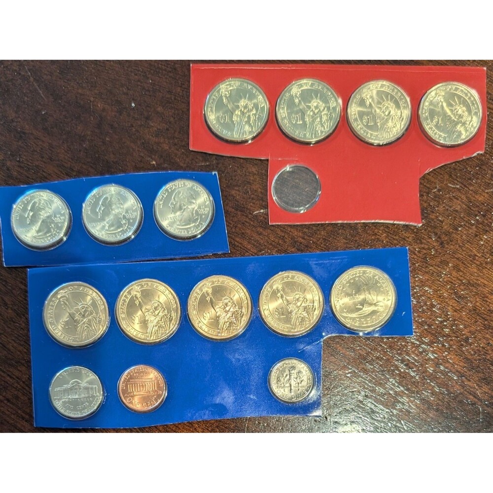 2007 U.S. Mint Uncirculated Set • P+D • Cut From Mint Sets • Dollars & Quarters - Picture 2 of 5
